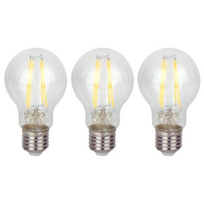 LED Line LED Peerlamp A60 E27 Helder - 7W 840lm 2700K - Extra Warmwit Dimbaar - Vervangt 53W - 3 stuks-0