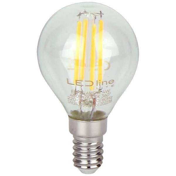 LED Line LED Kogellamp P45 E14 Helder - 4W 480lm 2700K - Warmwit - Vervangt 35W