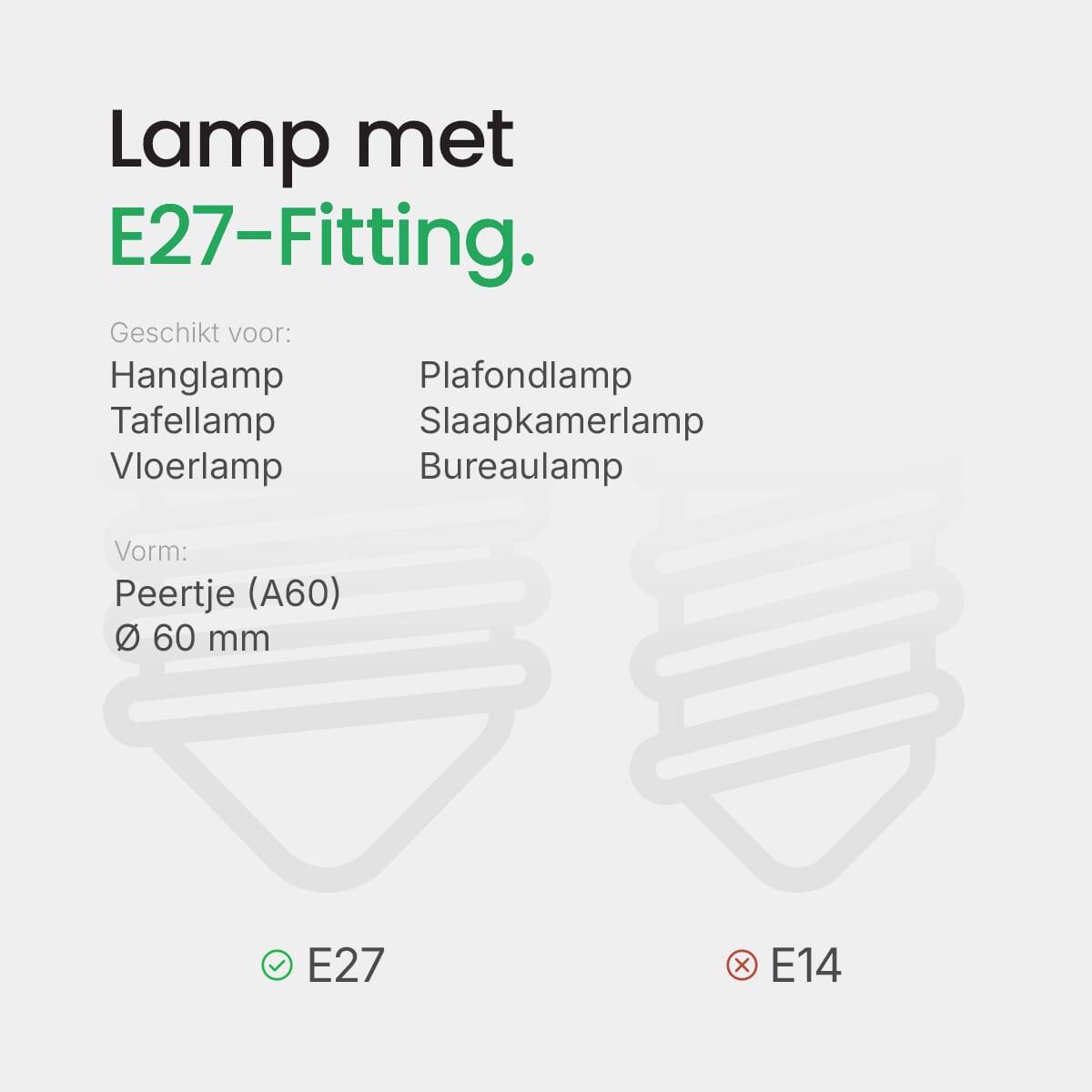 LED Line LED Peerlamp A60 E27 Mat - 10W 932lm 3000K - Warmwit - Vervangt 60W-4