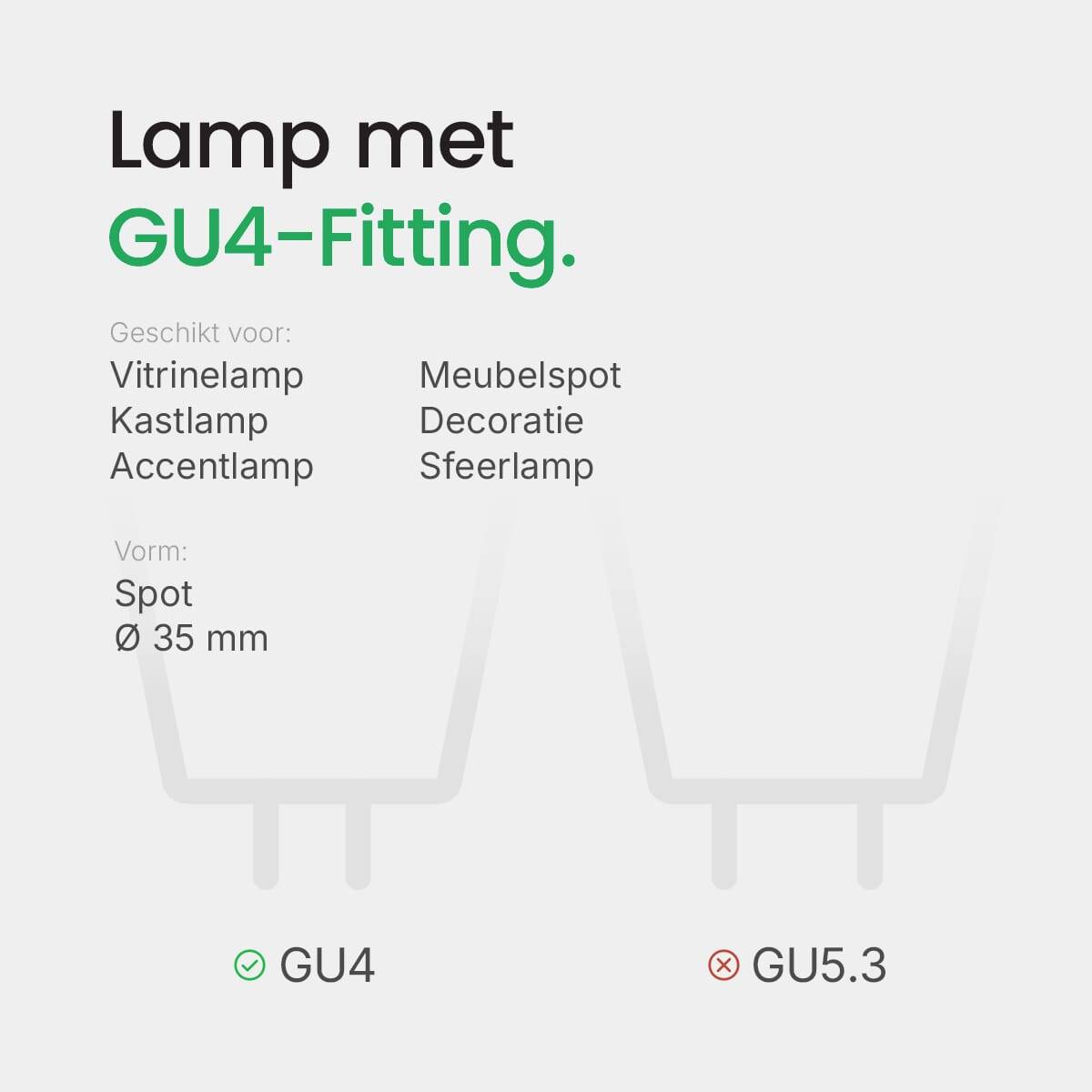 LED Line LED Insteeklamp MR16 GU4 Helder - 3W 260lm 4000K - Neutraalwit - Vervangt 27W - 12V - 5 stuks-3