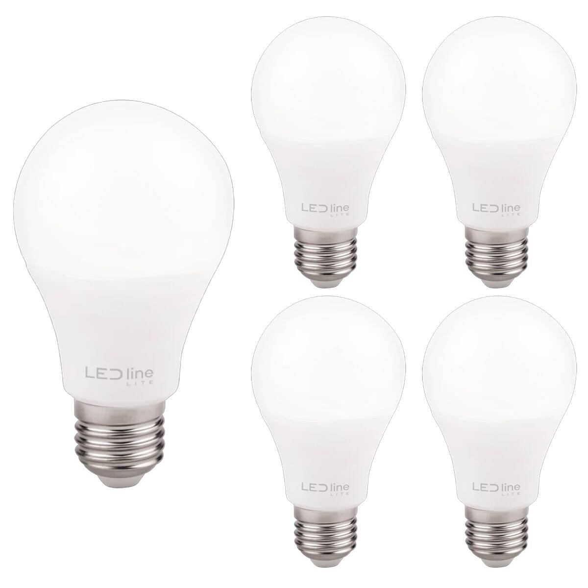 LED Line LED Peerlamp A60 E27 Mat - 15W 1515lm 4000K - Neutraalwit - Vervangt 134W - 5 stuks-0