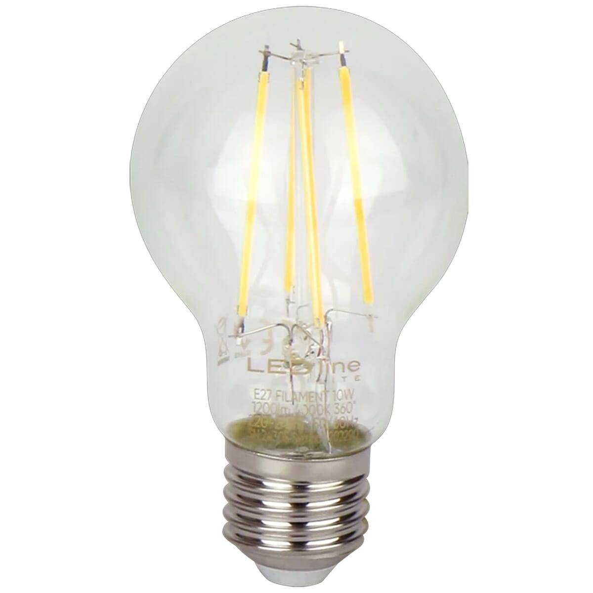 LED Line LED Peerlamp A60 E27 Helder - 10W 1200lm 4000K - Neutraalwit - Vervangt 60W-0
