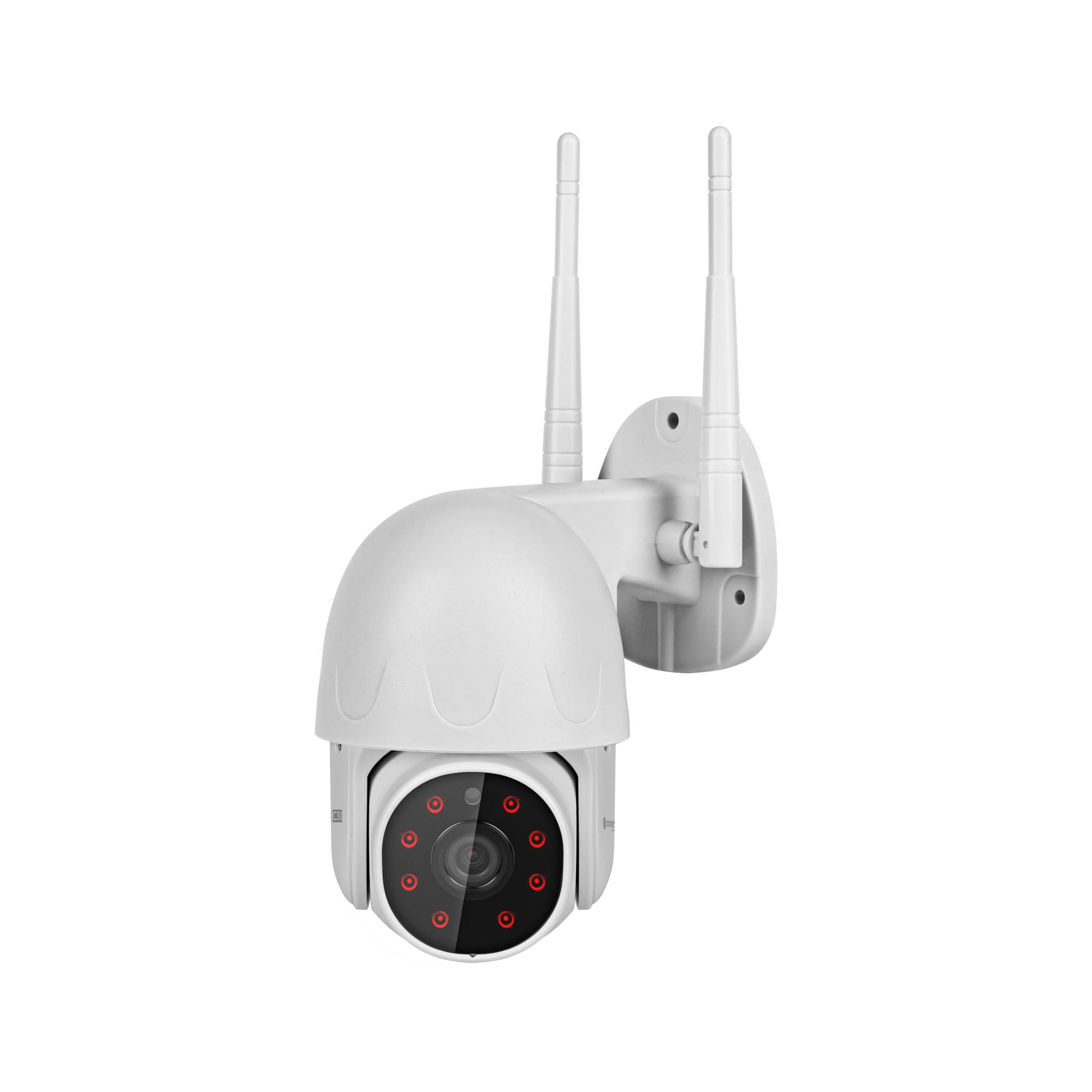 Krüger&Matz Beveiligingscamera - WiFi - Camerabewaking Buiten - 1080p Full HD - C30 - Wit-1