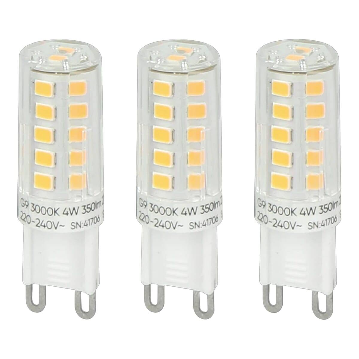 LED Line LED Insteeklamp G9 Helder - 4W 350lm 3000K - Warmwit - Vervangt 35W - 3 stuks-0