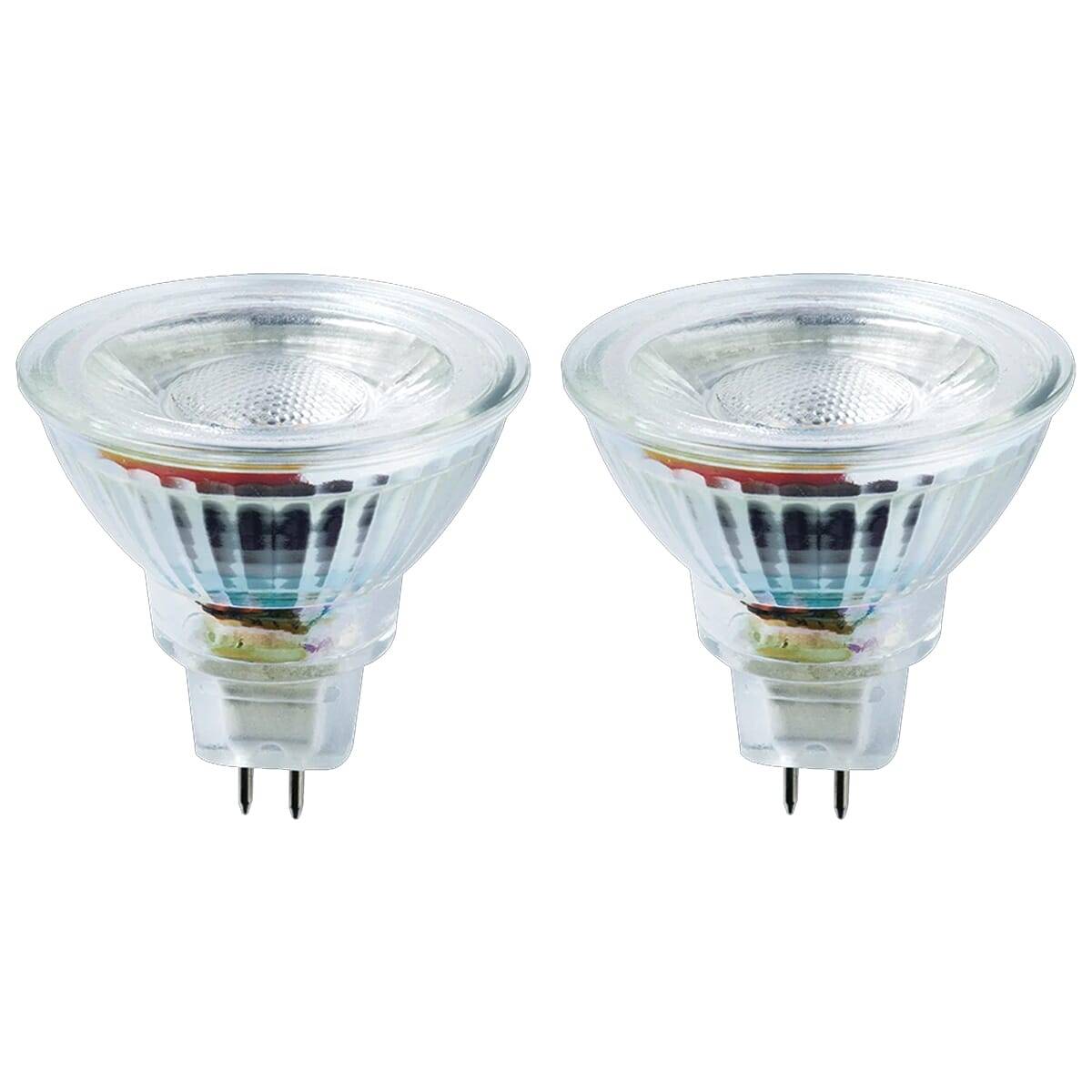 LED Line LED Spot MR16 GU5.3 Helder - 3W 240lm 2700K - Extra Warmwit - Vervangt 27W - 12V - 2 stuks-0