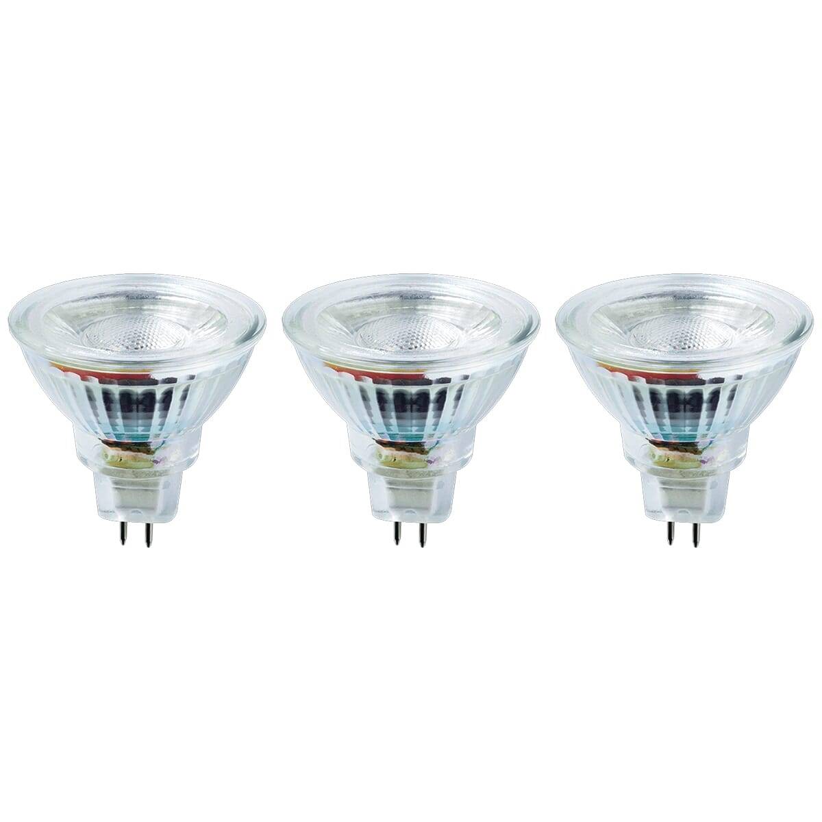 LED Line LED Spot MR16 GU5.3 Helder - 3W 240lm 2700K - Extra Warmwit - Vervangt 27W - 12V - 3 stuks-0