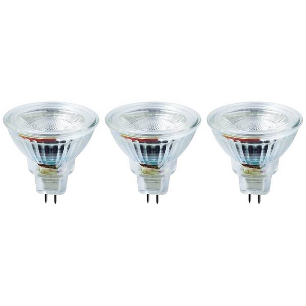 LED Line LED Spot MR16 GU5.3 Helder - 3W 240lm 2700K - Extra Warmwit - Vervangt 27W - 12V - 3 stuks