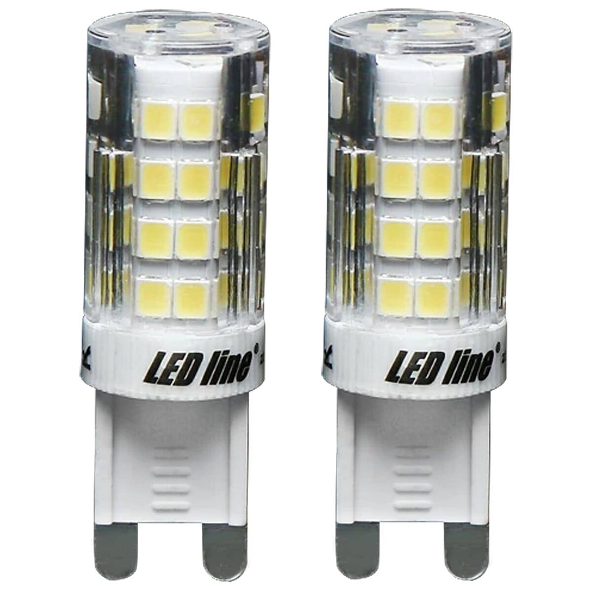 LED Line LED Insteeklamp G9 Helder - 4W 350lm 6000K - Koudwit - Vervangt 35W - 2 stuks-0