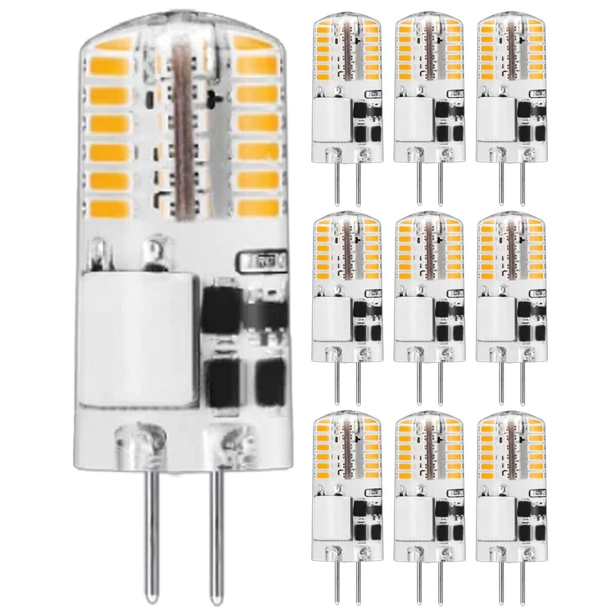 LED Line LED Insteeklamp G4 Helder - 2W 220lm 3000K - Warmwit - Vervangt 18W - 12V - 10 stuks-0