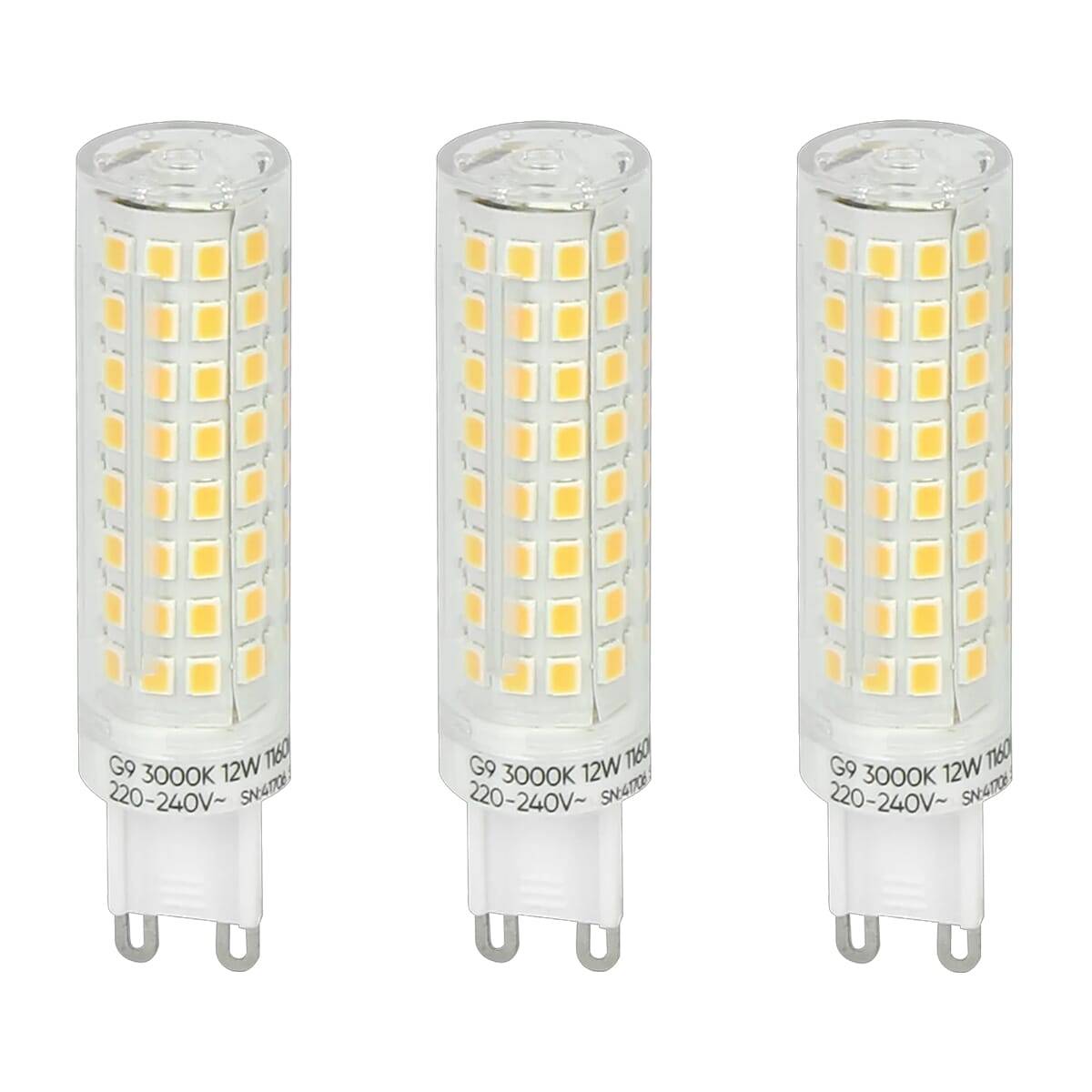 LED Line LED Insteeklamp G9 Helder - 12W 1160lm 2700K - Extra Warmwit - Vervangt 82W - 3 stuks-0