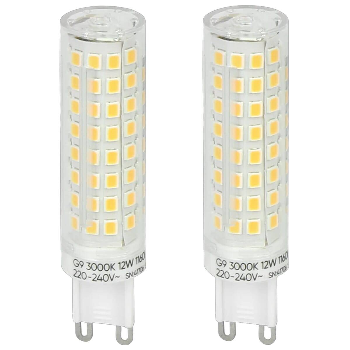 LED Line LED Insteeklamp G9 Helder - 12W 1160lm 2700K - Extra Warmwit - Vervangt 82W - 2 stuks-0