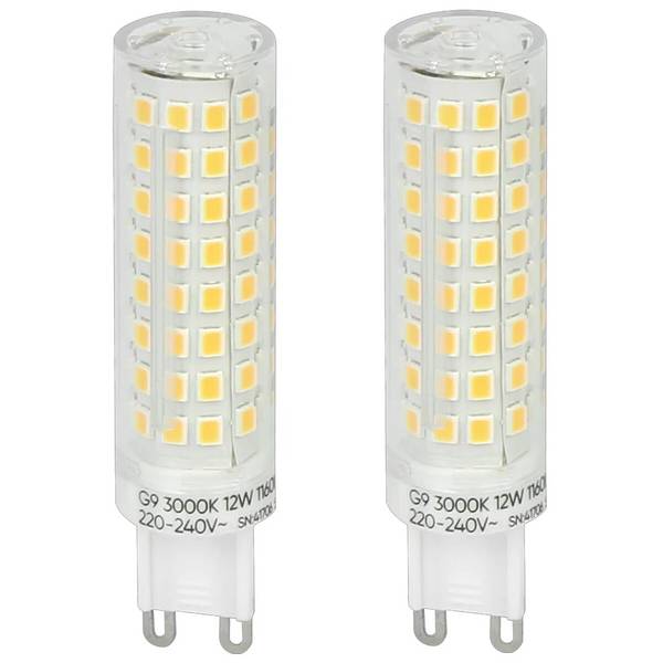 LED Line LED Insteeklamp G9 Helder - 12W 1160lm 2700K - Extra Warmwit - Vervangt 82W - 2 stuks