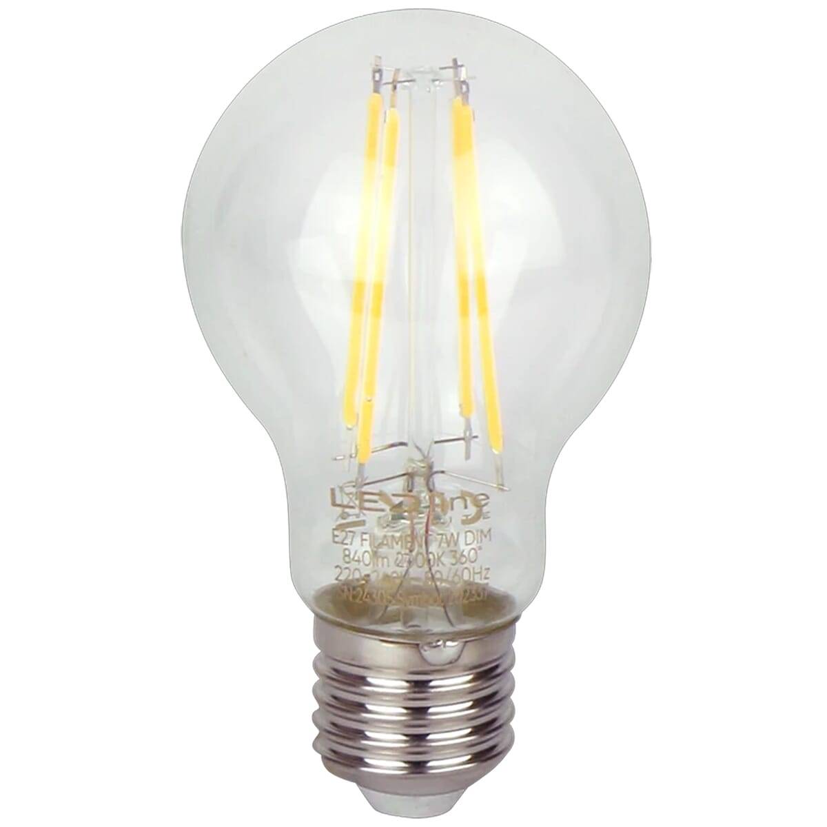 LED Line LED Peerlamp A60 E27 Helder - 7W 840lm 2700K - Extra Warmwit Dimbaar - Vervangt 53W-0