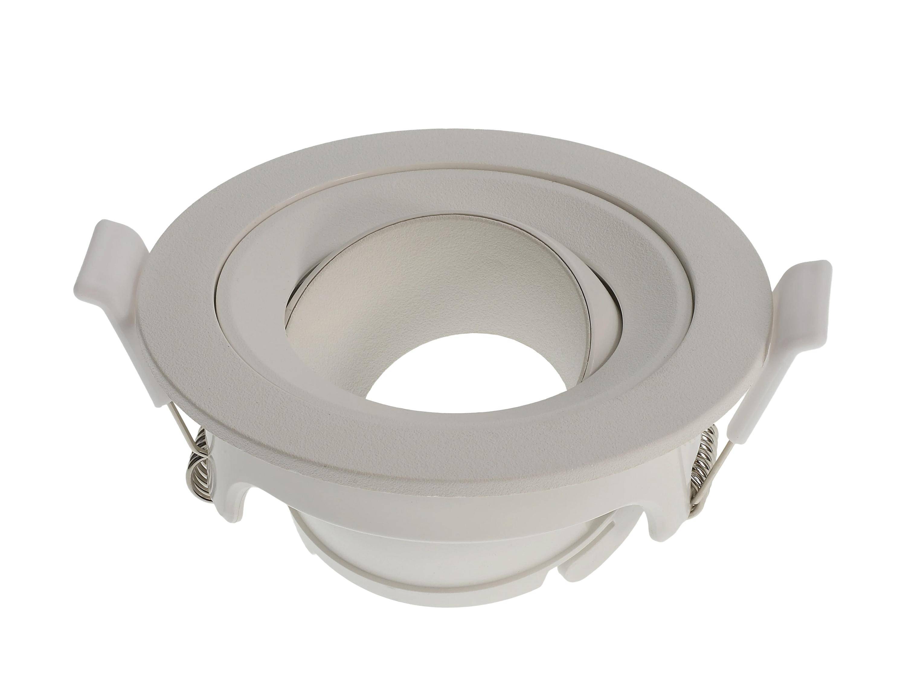 VITO Riko-RR - Ronde Verstelbare Inbouwspot GU10 fitting - 75mm - Wit - Draaibare spot voor Plafondmontage-0