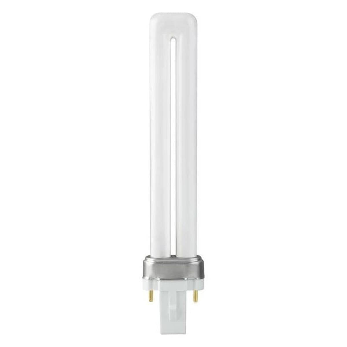 PL-S 9W 2-Pins G23 - 827 Warm Wit Licht (2700K) - G23 Spaarlamp 9 Watt-0