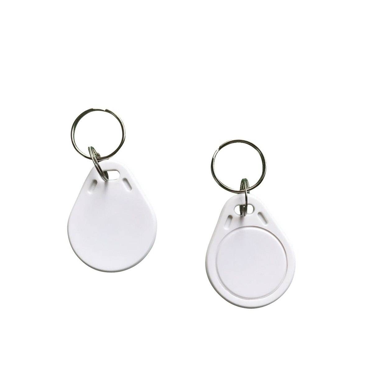 10 stuks Mifare classic 1K sleutelhangers Wit - RFID Tags - RFID-0