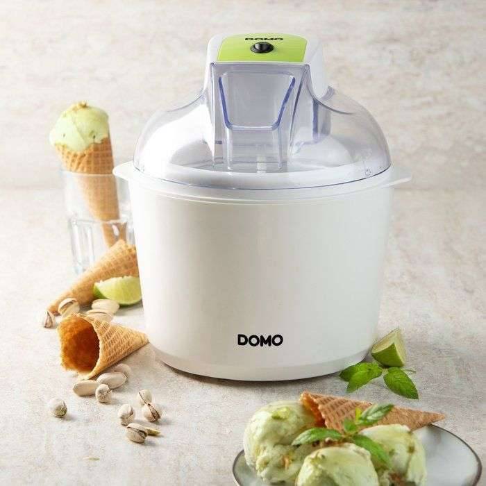 IJsmachine - DOMO - DO9304I - 1,5 L - IJs, sorbet, bevroren yoghurt - Bereidingstijd 20 tot 40 minuten-1