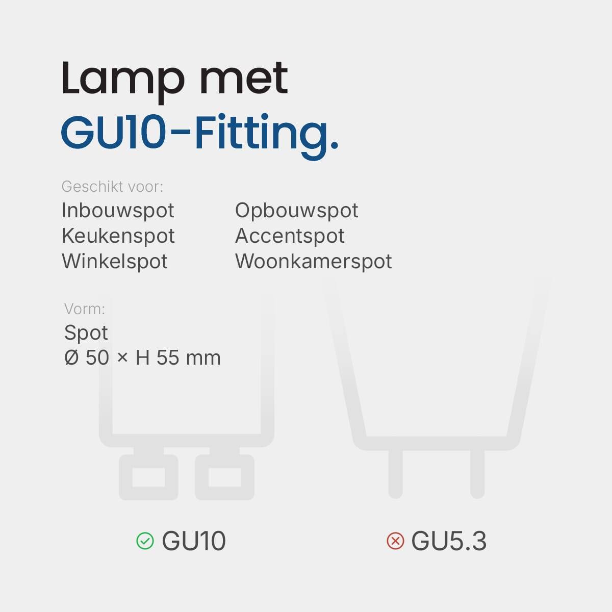 Bemko LED Spot PAR16 GU10 Mat - 8W 507lm 3000K - Warmwit - Vervangt 70W - 10 stuks-4