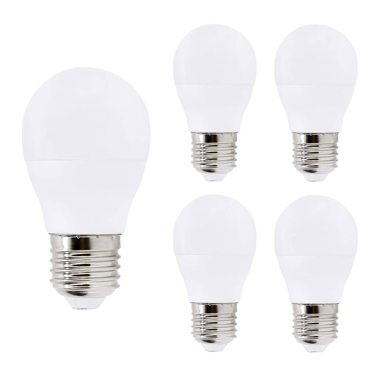 Bemko LED Kogellamp P45 E27 Mat - 7.5W 1000lm 3000K - Warmwit - Vervangt 75W - 5 stuks-0