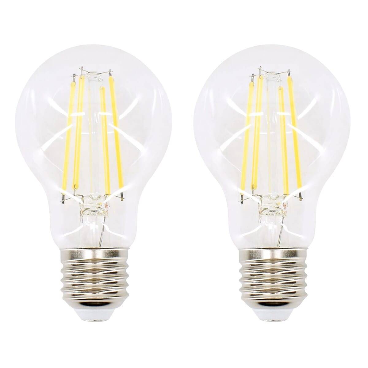 Bemko LED Peerlamp A60 E27 Helder - 7.5W 1120lm 2700K - Extra Warmwit - Vervangt 75W - 2 stuks-0