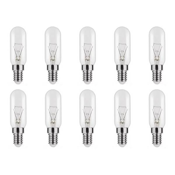 Asalite Gloeilamp T25 E14 Helder - 40W 320lm 2800K - Warmwit Dimbaar - 10 stuks