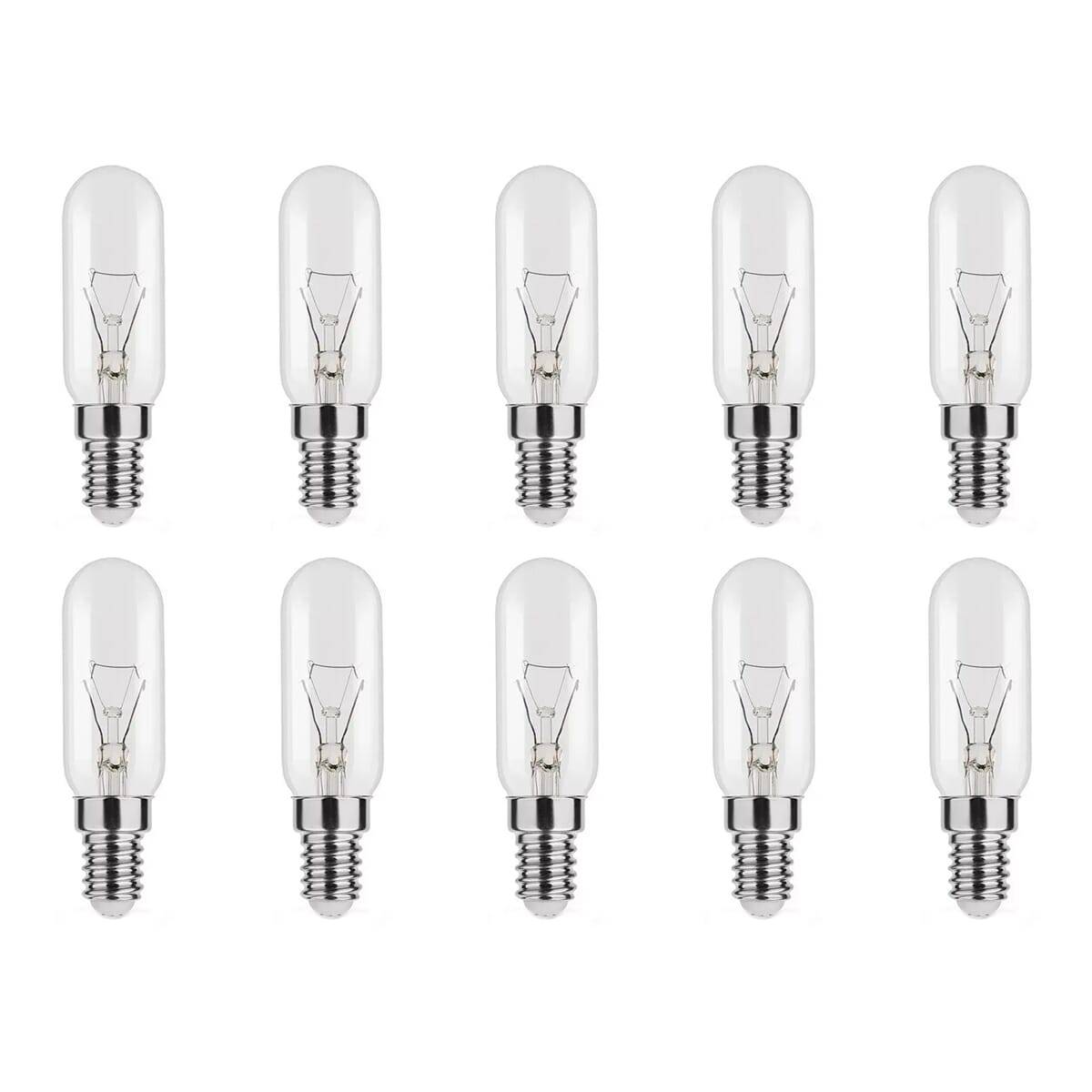 Asalite Gloeilamp T25 E14 Helder - 40W 320lm 2800K - Warmwit Dimbaar - 10 stuks-0