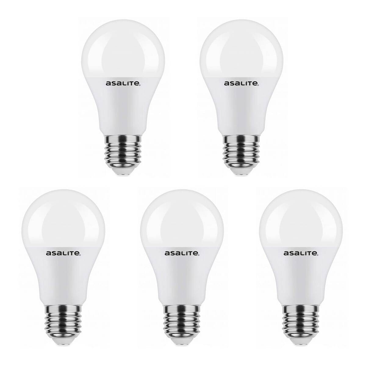 Asalite LED Peerlamp A60 E27 Helder - 15W 1620lm 4000K - Neutraalwit - Vervangt 105W - 5 stuks-0
