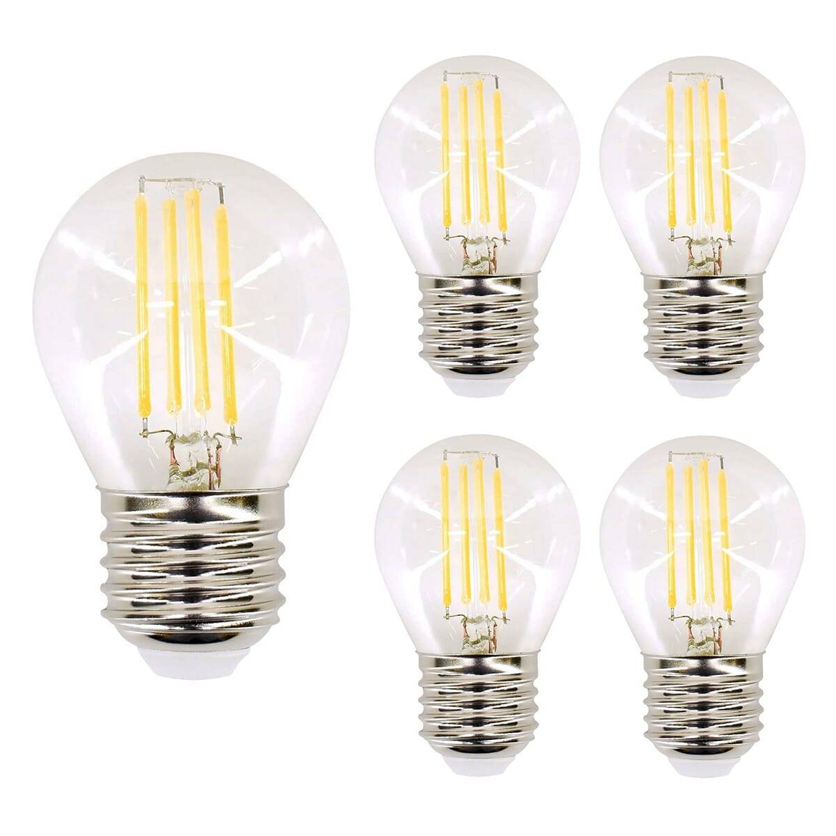 Bemko LED Kogellamp P45 E27 Helder - 6W 930lm 4000K - Neutraalwit - Vervangt 60W - 5 stuks-0