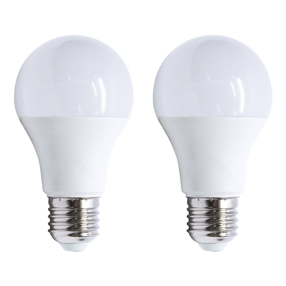 Bemko LED Peerlamp A60 E27 Mat - 11W 520lm 4000K - Neutraalwit - Vervangt 100W - 2 stuks-0