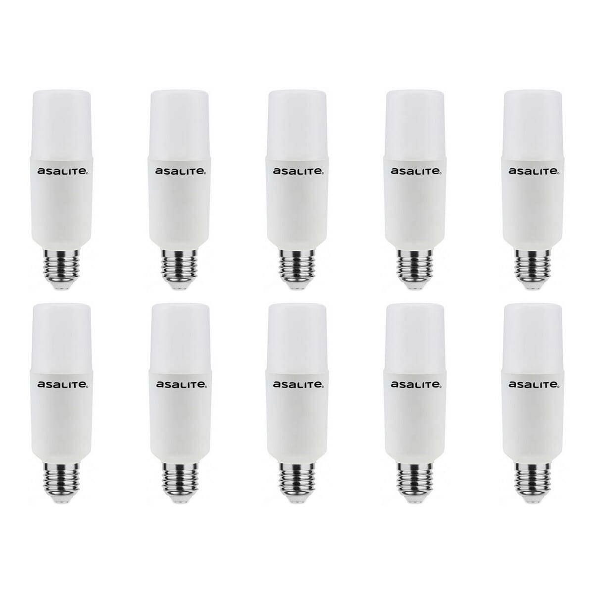 Asalite LED Buislamp T26 E27 Mat - 13W 1300lm 4000K - Neutraalwit - Vervangt 88W - 10 stuks-0
