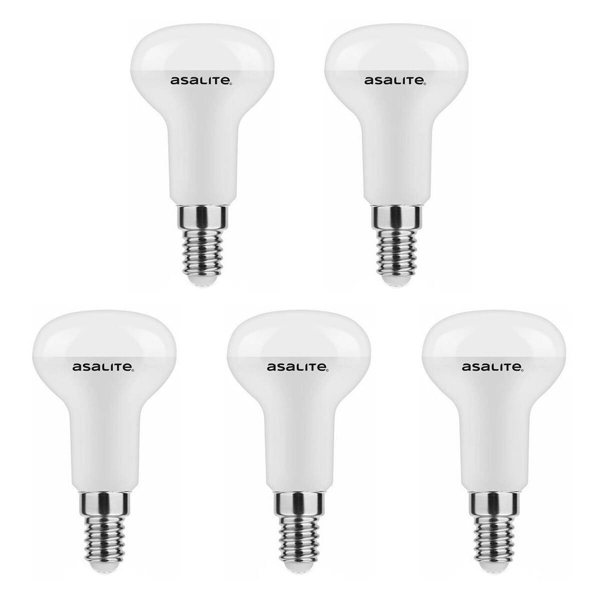 Asalite LED Reflectorlamp R63 E14 Mat - 5W 425lm 4000K - Neutraalwit - Vervangt 37W - 5 stuks-0