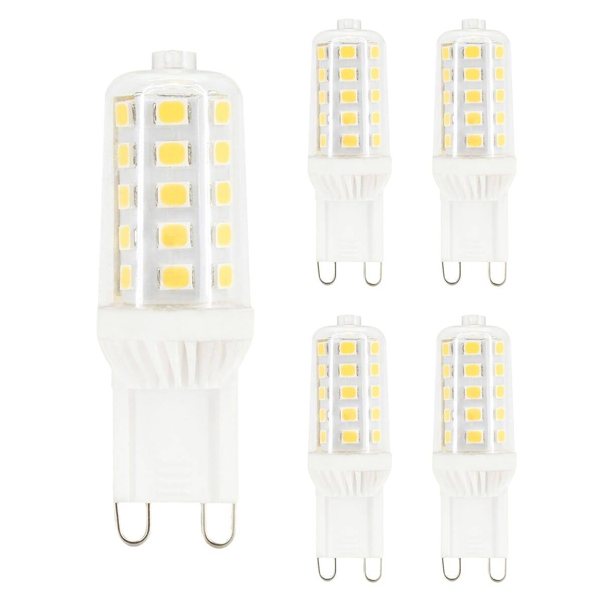 Bemko LED Insteeklamp G9 Helder - 3.5W 4000K - Neutraalwit - Vervangt 30W - 5 stuks-0