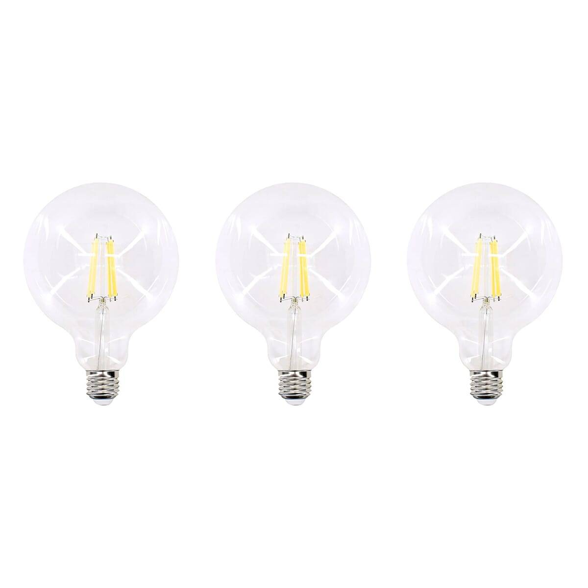 Bemko LED Globelamp G80 E27 Helder - 11W 2400lm 4000K - Neutraalwit - Vervangt 100W - 3 stuks-0
