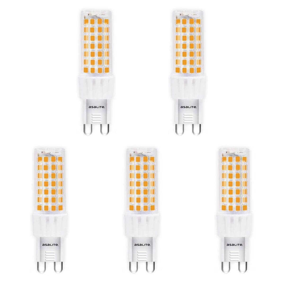 Asalite LED Insteeklamp G9 Helder - 6W 600lm 4000K - Neutraalwit - Vervangt 50W - 5 stuks-0