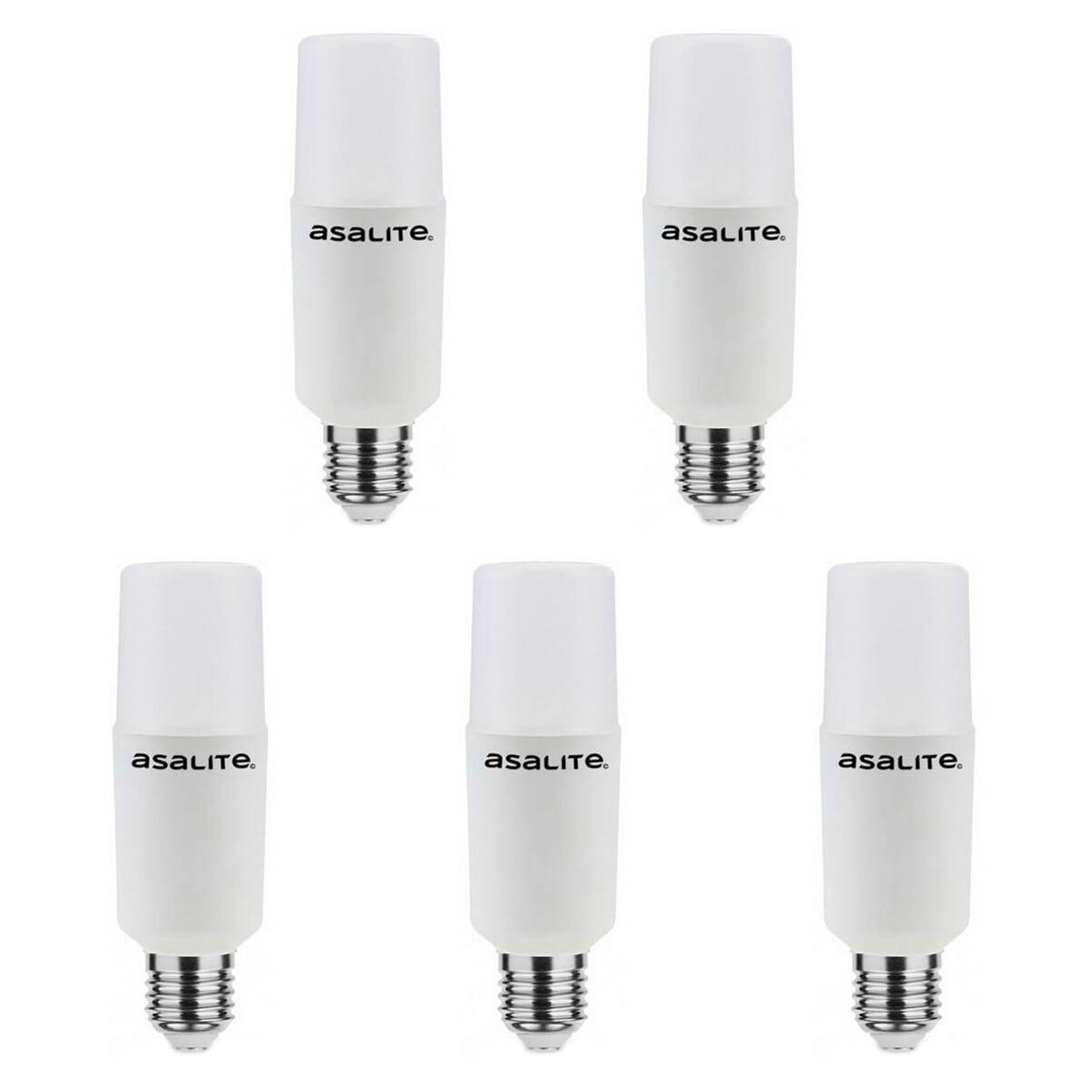 Asalite LED Buislamp T26 E27 Mat - 13W 1300lm 4000K - Neutraalwit - Vervangt 88W - 5 stuks-0