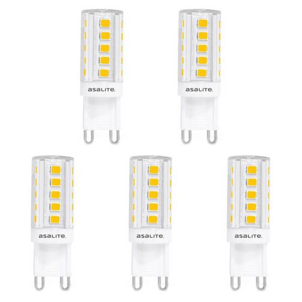 Asalite LED Insteeklamp G9 Helder - 3W 360lm 4000K - Neutraalwit - Vervangt 32W - 5 stuks