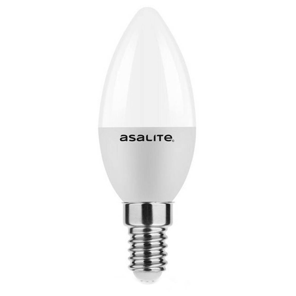 Asalite LED Kaarslamp C35 E14 Mat - 6W 510lm 4000K - Neutraalwit - Vervangt 42W-0