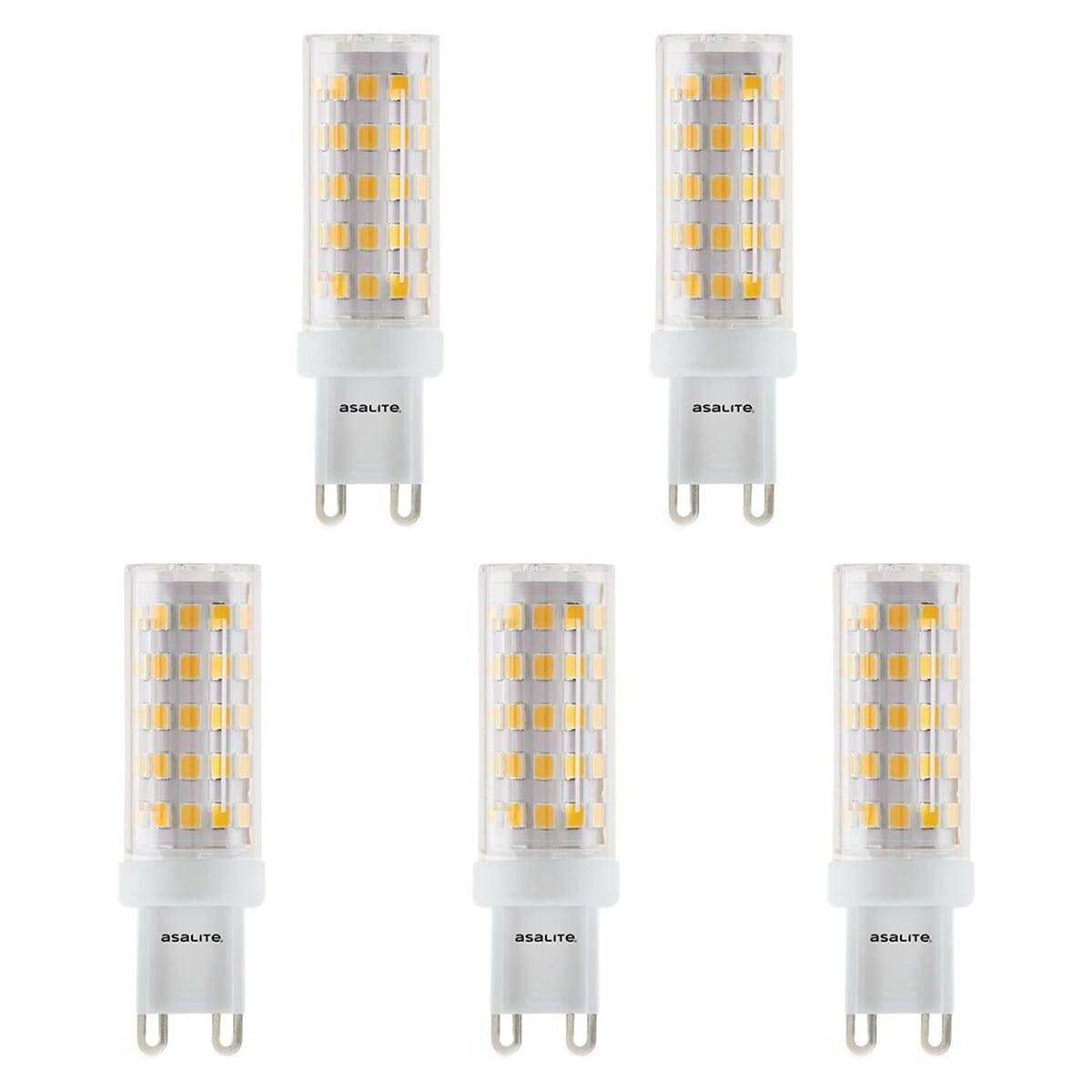 Asalite LED Insteeklamp G9 Helder - 6W 600lm 3000K - Warmwit - Vervangt 50W - 5 stuks-0