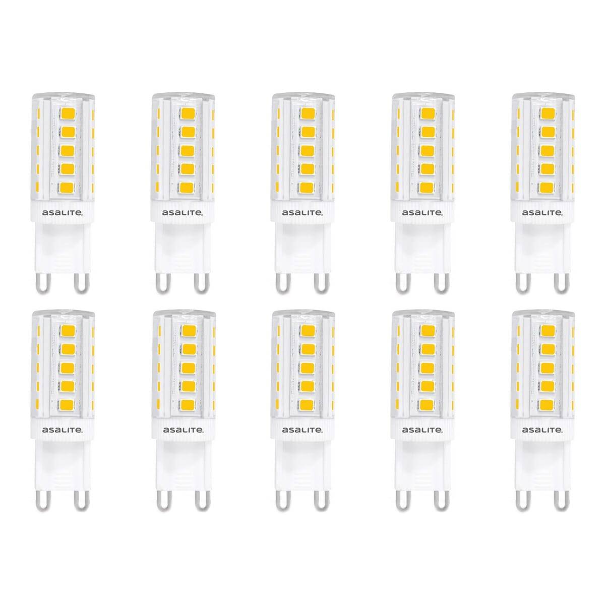 Asalite LED Insteeklamp G9 Helder - 3W 360lm 3000K - Warmwit - Vervangt 32W - 10 stuks-0
