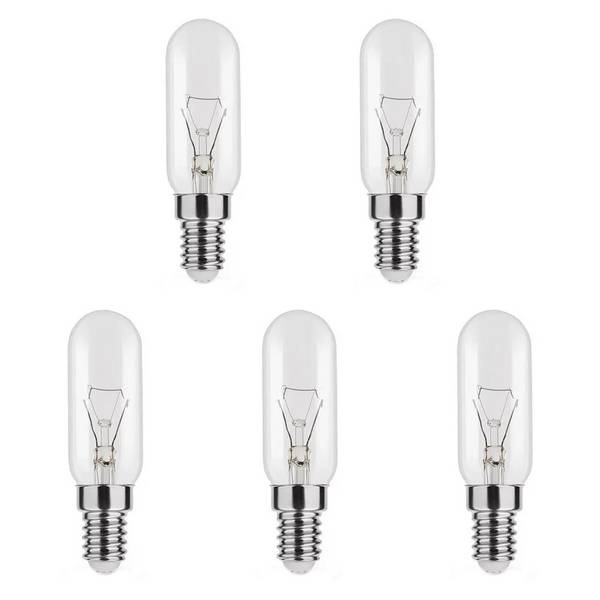 Asalite Gloeilamp T25 E14 Helder - 40W 320lm 2800K - Warmwit Dimbaar - 5 stuks