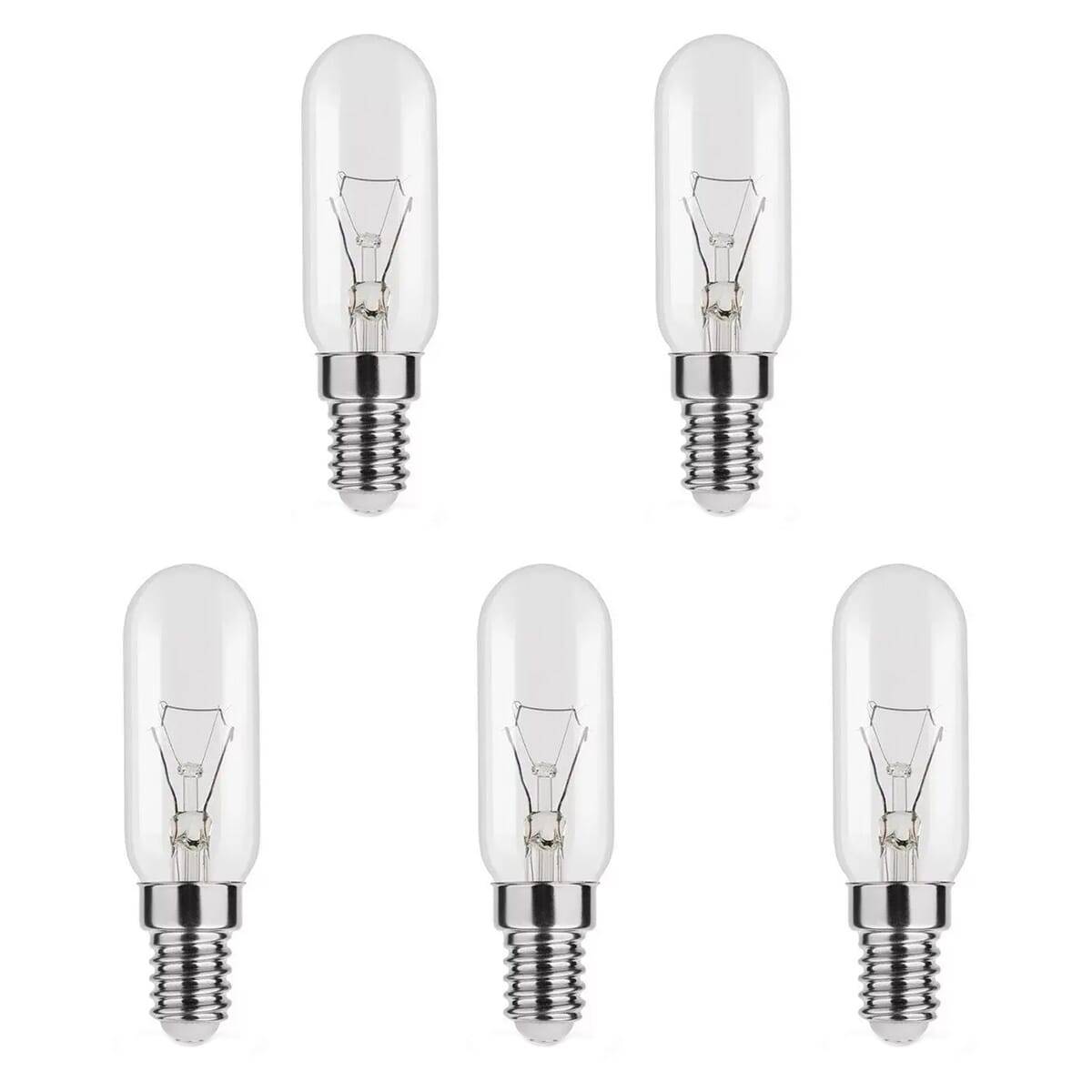 Asalite Gloeilamp T25 E14 Helder - 40W 320lm 2800K - Warmwit Dimbaar - 5 stuks-0
