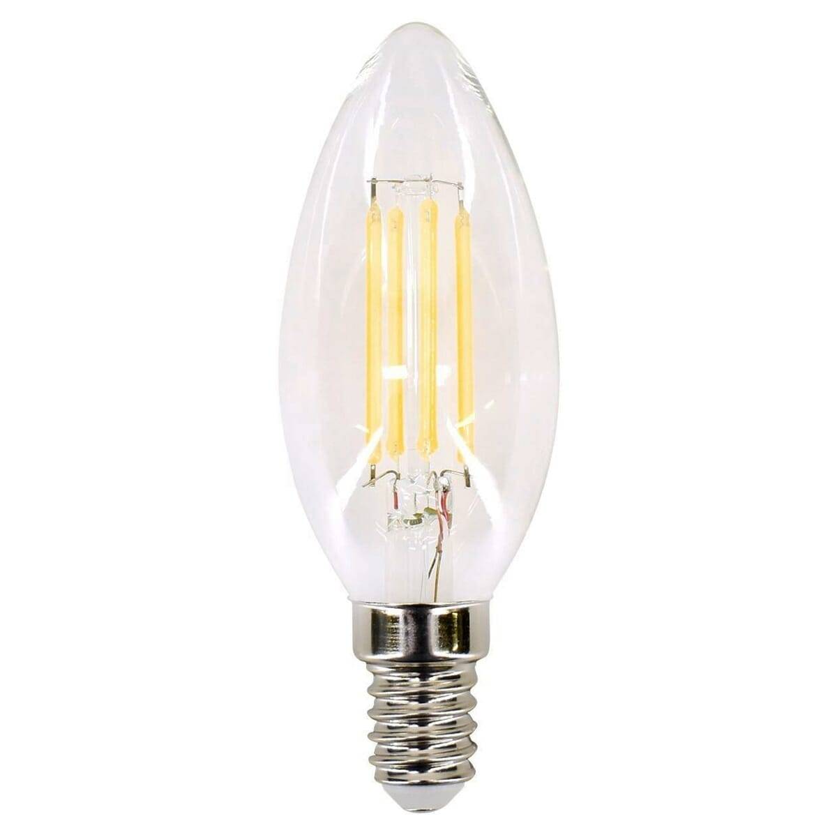 Bemko LED Kaarslamp C35 E14 Helder - 4W 700lm 4000K - Neutraalwit - Vervangt 35W-0