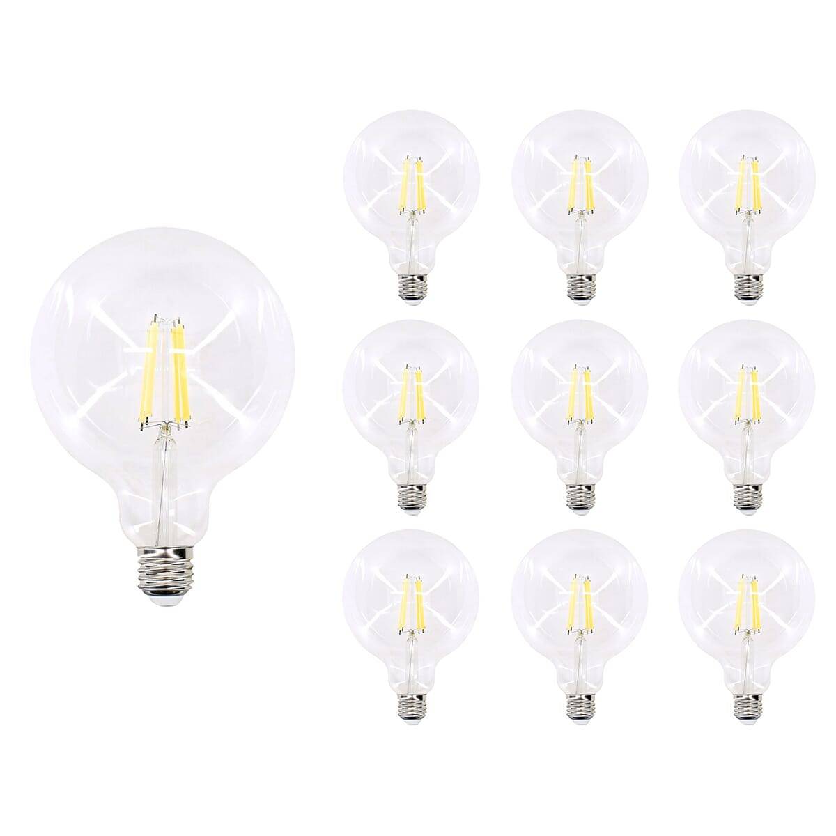 Bemko LED Globelamp G80 E27 Helder - 11W 1700lm 2700K - Extra Warmwit - Vervangt 100W - 10 stuks-0