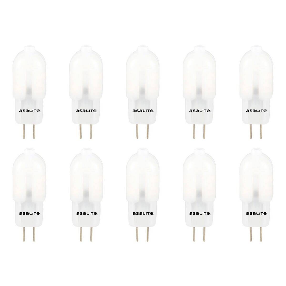 Asalite LED Insteeklamp G4 Mat - 1.5W 110lm 3000K - Warmwit - Vervangt 13W - 12V - 10 stuks-0