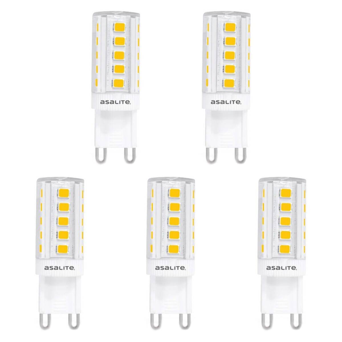 Asalite LED Insteeklamp G9 Helder - 3W 360lm 3000K - Warmwit - Vervangt 32W - 5 stuks-0
