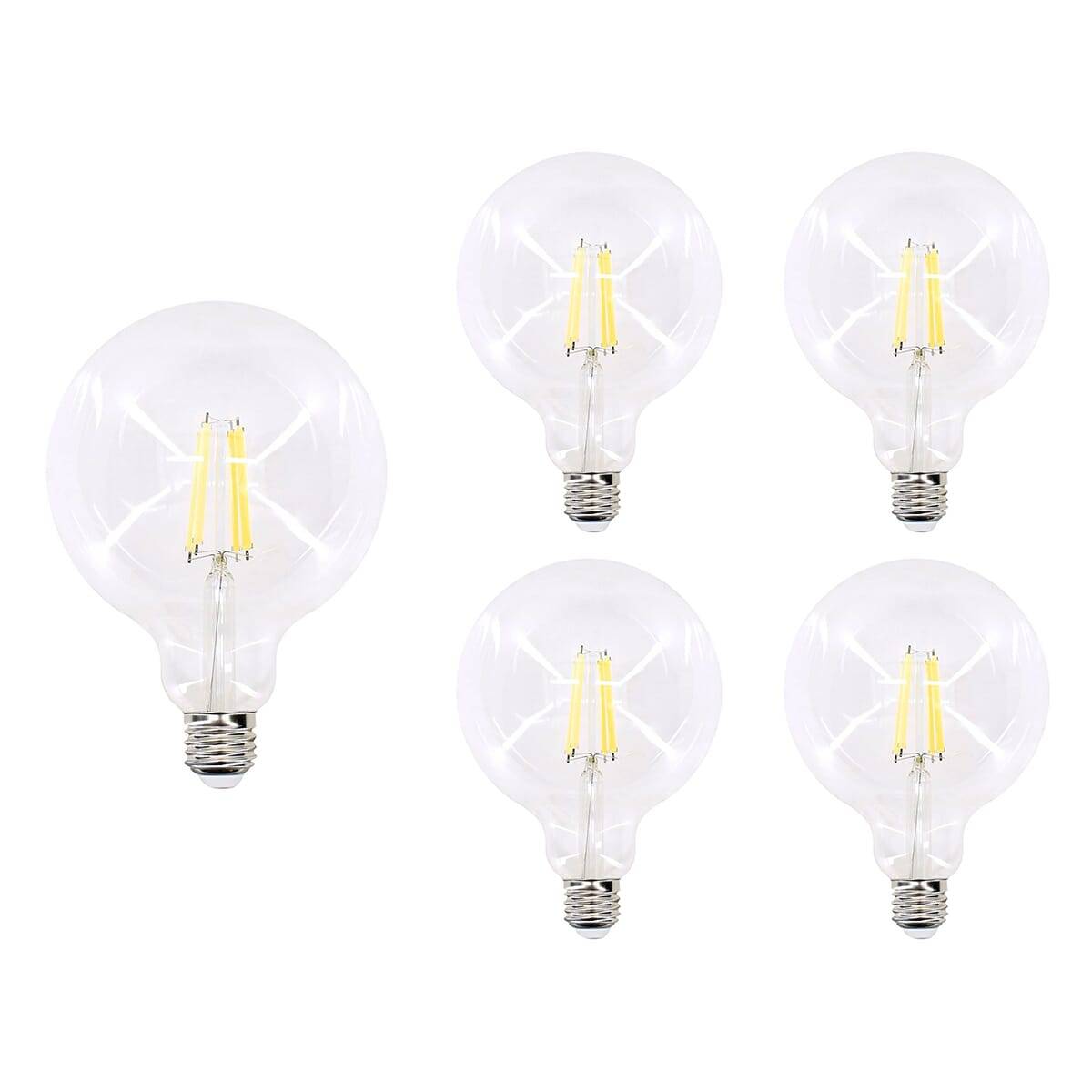 Bemko LED Globelamp G80 E27 Helder - 11W 2400lm 4000K - Neutraalwit - Vervangt 100W - 5 stuks-0