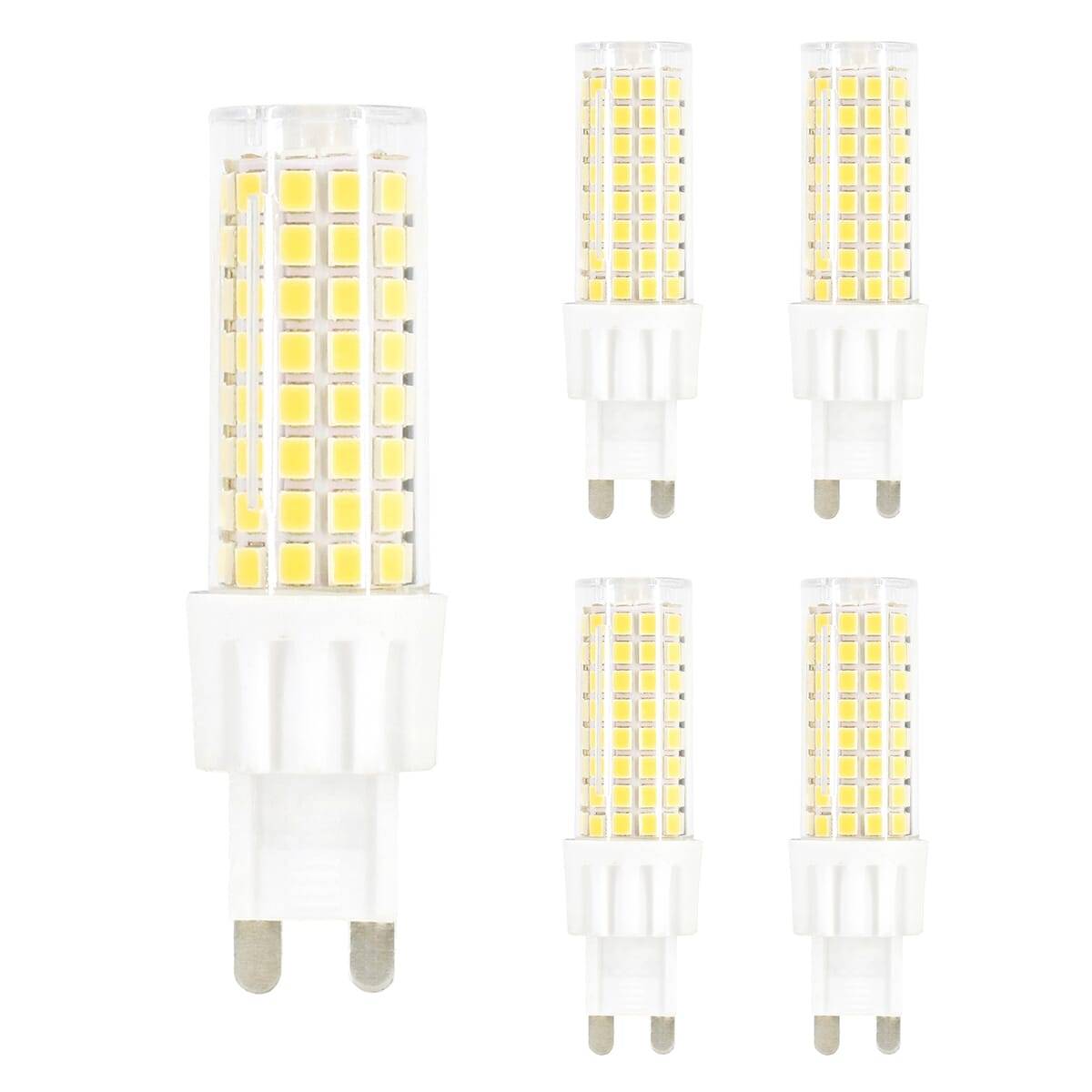Bemko LED Insteeklamp G9 Helder - 7W 470lm 3000K - Warmwit - Vervangt 70W - 5 stuks-0
