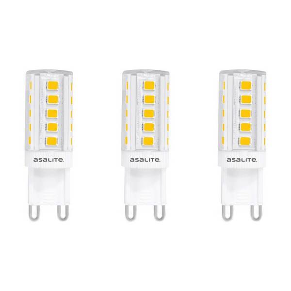 Asalite LED Insteeklamp G9 Helder - 3W 360lm 3000K - Warmwit - Vervangt 32W - 3 stuks