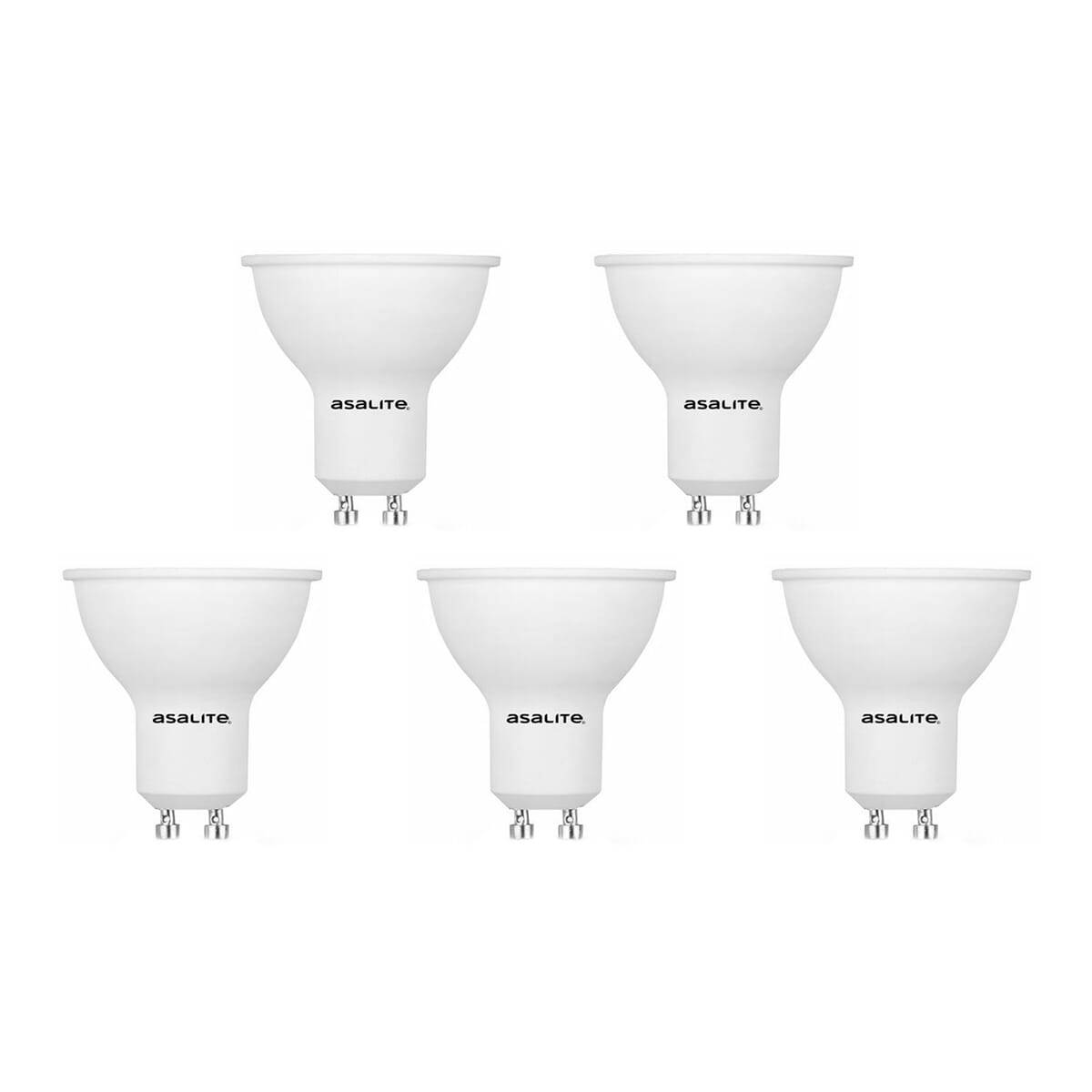 Asalite LED Spot T26 GU10 Mat - 5W 430lm 6500K - Koudwit - Vervangt 36W - 5 stuks-0