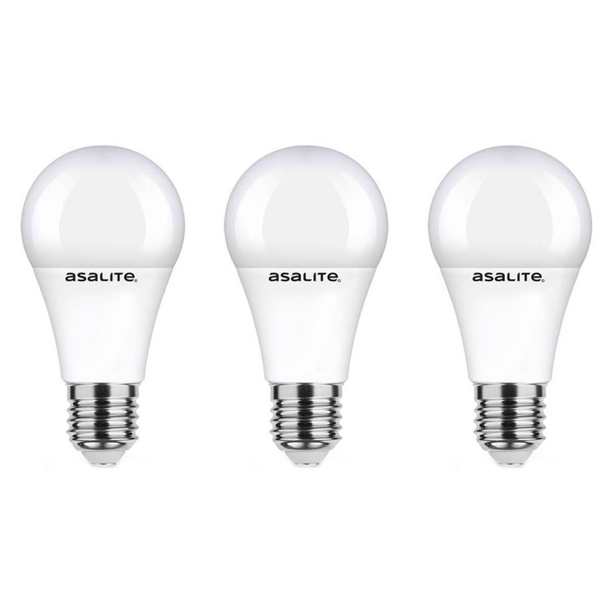 Asalite LED Peerlamp A60 E27 Mat - 18W 2000lm 4000K - Neutraalwit - Vervangt 105W - 3 stuks-0